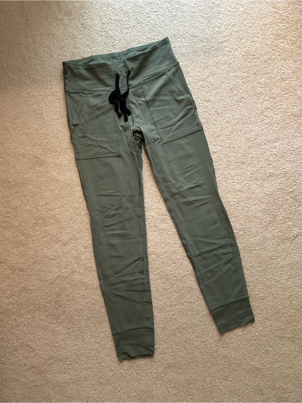 aerie Olive Green Drawstring Joggers